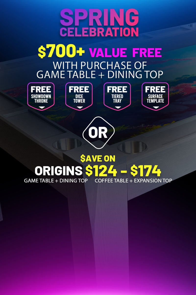 Game Theory Tables Stylish, Quality and Functional Board Game Tables